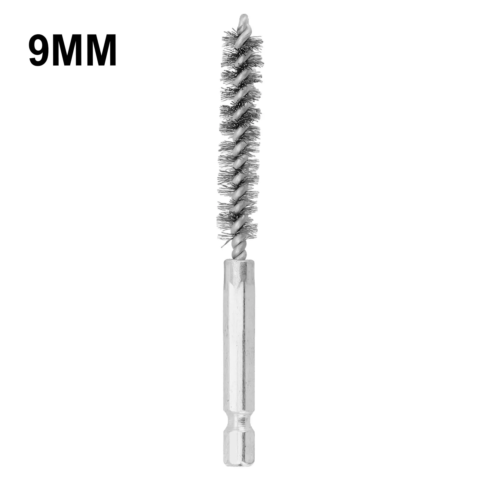 1Pc 1 4Inch Hex Shank Wire Tube Machinery Cleaning Brush Rust Cleaner Washing Polishing Tools For Power Drill Driver