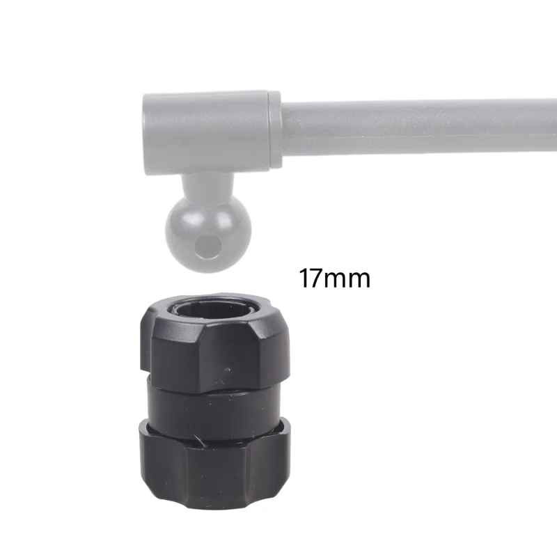 Dual 17mm Ball Head Adapter Socket Arm Mounting Converter Extension Joint Mount for Gopro OSMO Action Camera phone Holder