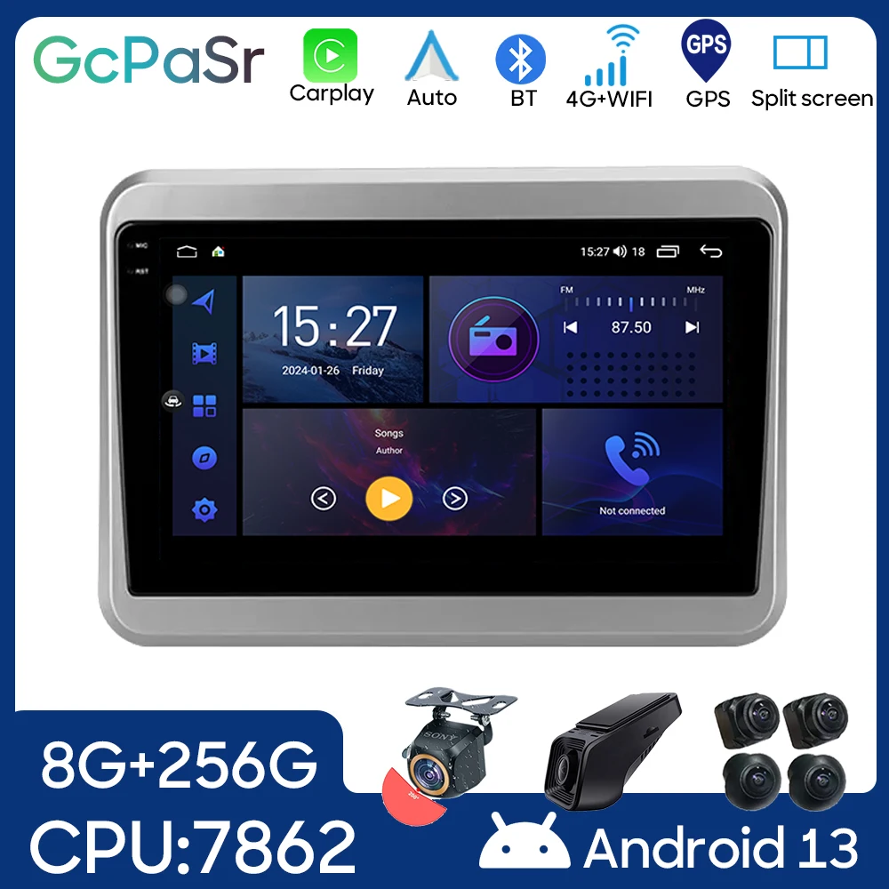 

Car Radio For Suzuki Spacia 2 II 2017 - 2023 Android Auto Navigation GPS Head Unit Multimedia Video Player Carplay No 2din DVD