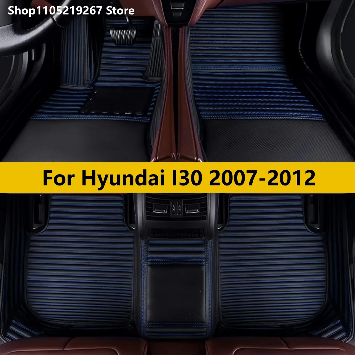 Custom Car Floor Mats For Hyundai I30 2007-2012 Auto Carpets Foot Coche Accessorie