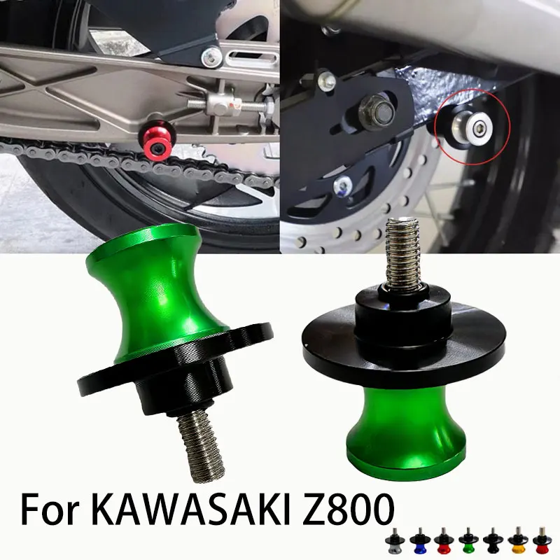 

2pcs M8 Swingarm Spools FOR KAWASAKI Z800 Z 800 2013-2017 2018-2026 Motorcycle Swing Stand Screw Swingarm Spools Slider