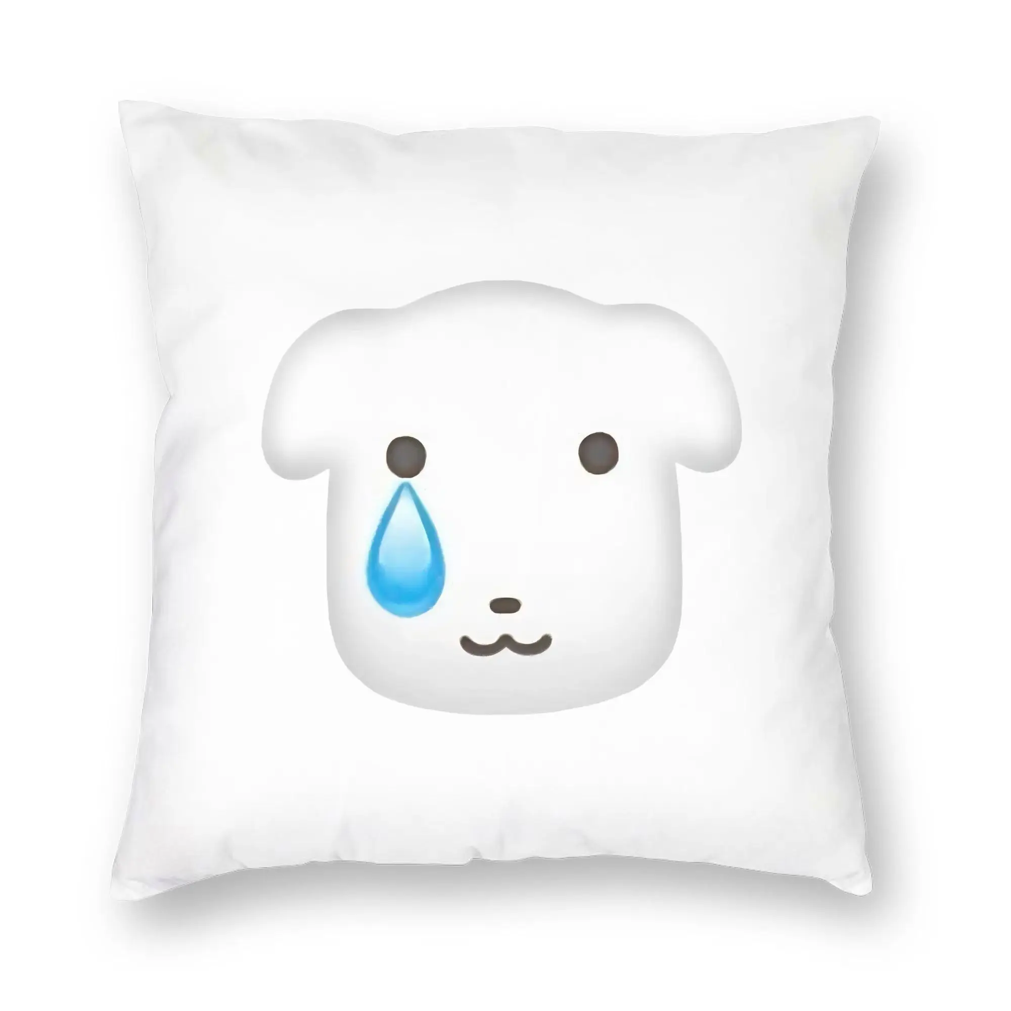 GANADIs Puppy Cute Dog Meme Pillowcase Printed Polyester Cushion Cover Decor  Pillow Case Cover Sofa Drop Shipping 40*40cm