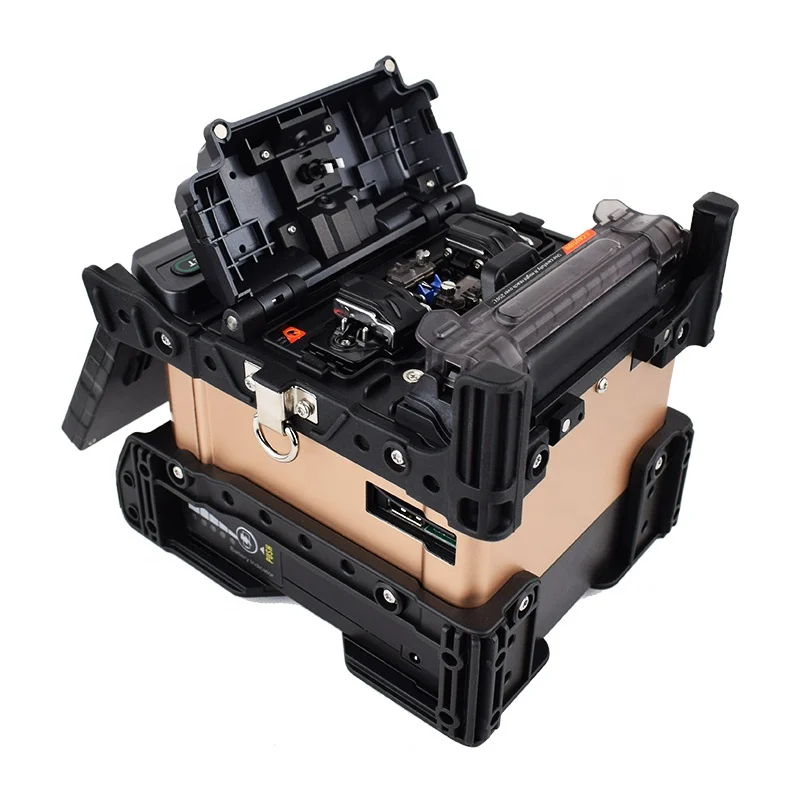 TFN S7 6 موتور 100 كجم FTTx آلة ربط اللحام انصهار الألياف البصرية جهاز الربط