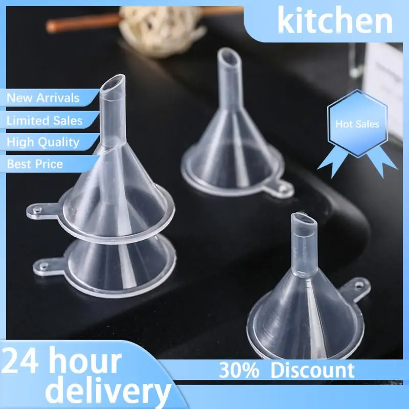 10pcs Conomic Small Funnel Multipurpose Houseware Plastic Subpackage Funnel Easy Clean Allocation Tool Mini Cosmetic Subpackage