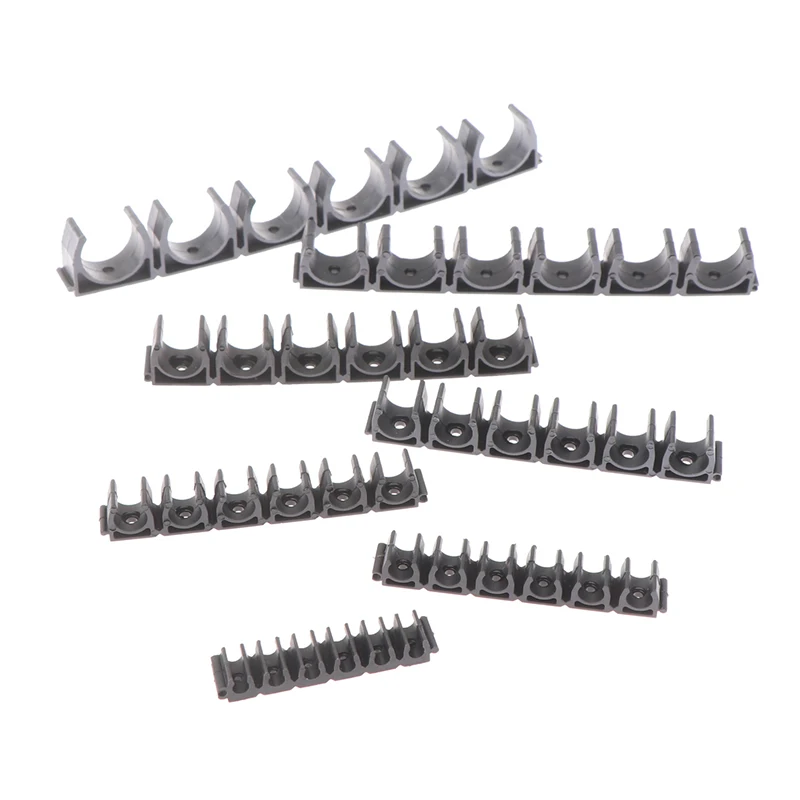 Nylon Pipe Clamp 4mm,6mm,8mm,10mm,12mm,16mm,20mm Pneumatic Tube Air Hose Fixing Clamp Water Pipe Holder Gas Compressor Tubing view 5