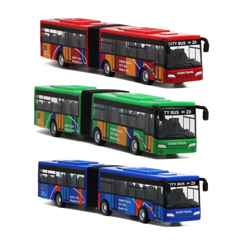 

Realistic Kids Bus for Play Toy Educational Bus Model for Creative Children’s Gi