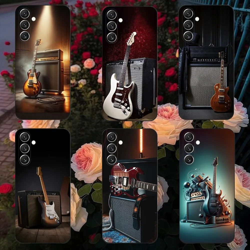 소프트 블랙 앰프 전화 케이스 이미지