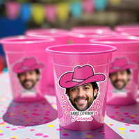 20pcs Personalized Same Cowboy Forever Hen Party Stickers Custom Face photo sticker Bachelorette party decorations Wedding gift