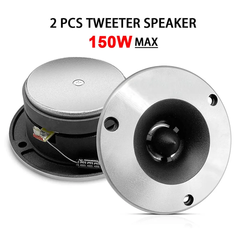 

2 Pcs Car Audio Speakers Max. Power 150W HI-FI 4 inch Titanium Tweeter Full Range Frequency Automotive Music Car Speakers