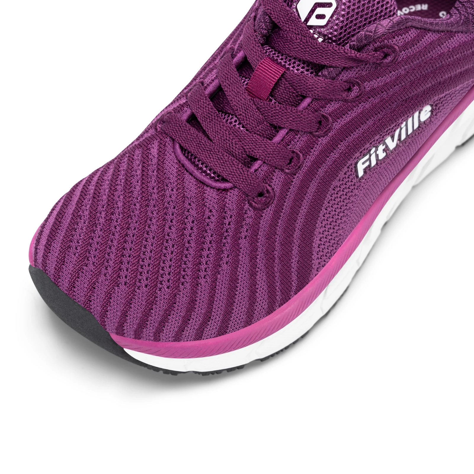 FitVille Schuhe mit breiter Zehenbox für Damen, atmungsaktive, breit geschnittene Laufschuhe, leicht, für geschwollene Füße mit gepolsterter Schmerzlinderung. – Detail 15