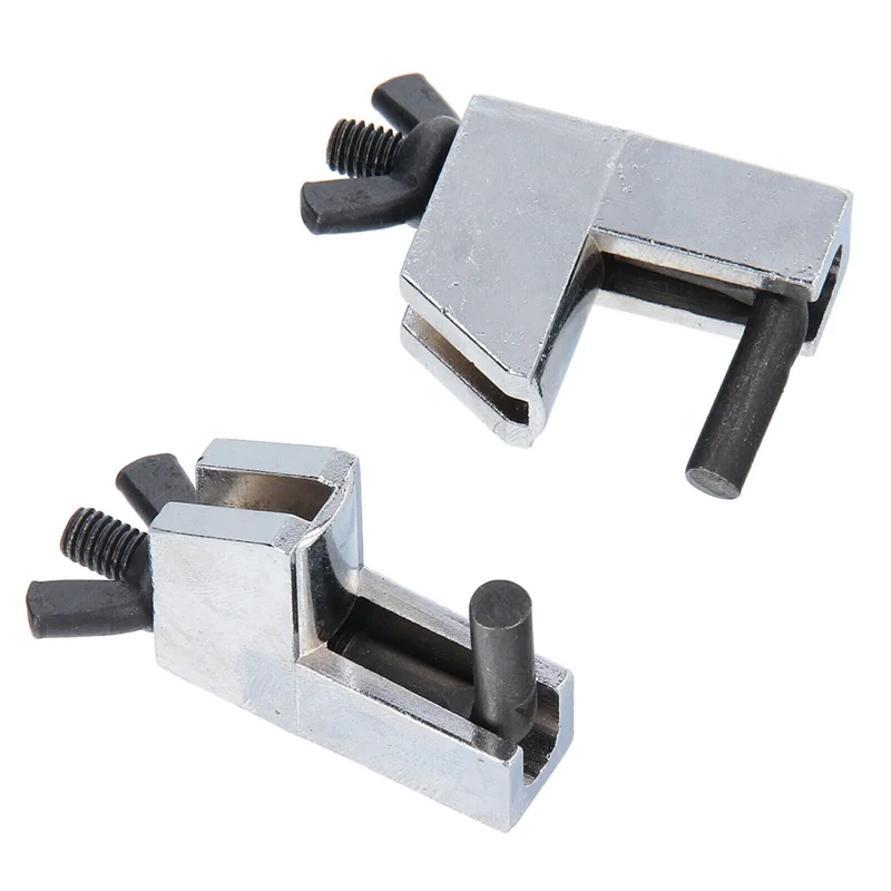 ABKS-4 pezzi Morsetto linea freno 4 pezzi Morsetto linea freno in metallo per tubi flessibili Tubi carburante Pinze fascette stringitubo