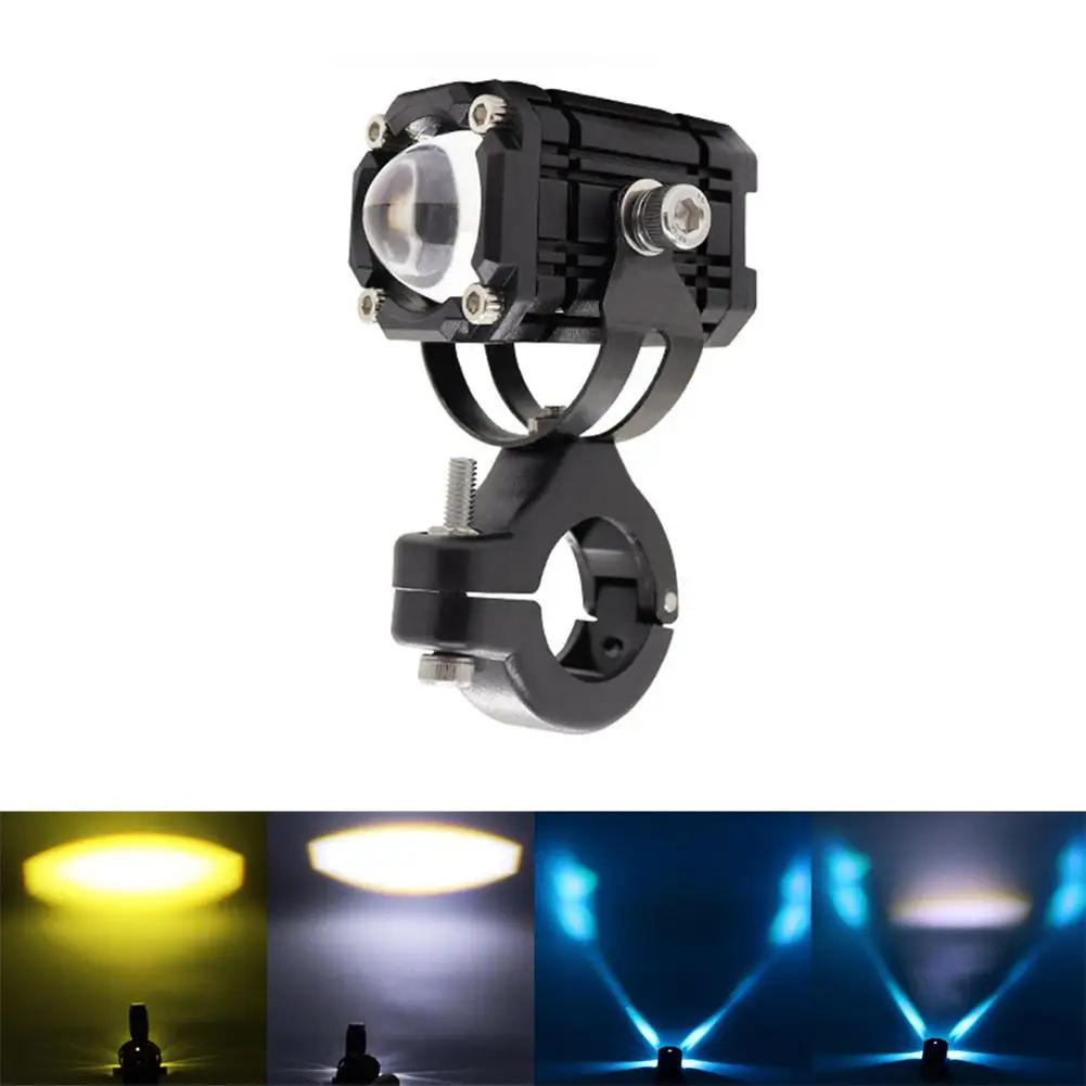 

Motorcycle Spotlight 12V 24V 1200LM Super Bright High/Low Beam Running Driving Lamp With Switch IP65 Waterproof