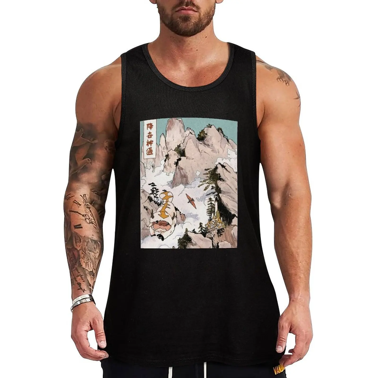 

The Last Air Bender Tank Top Top summer Male clothes gym for men gym men