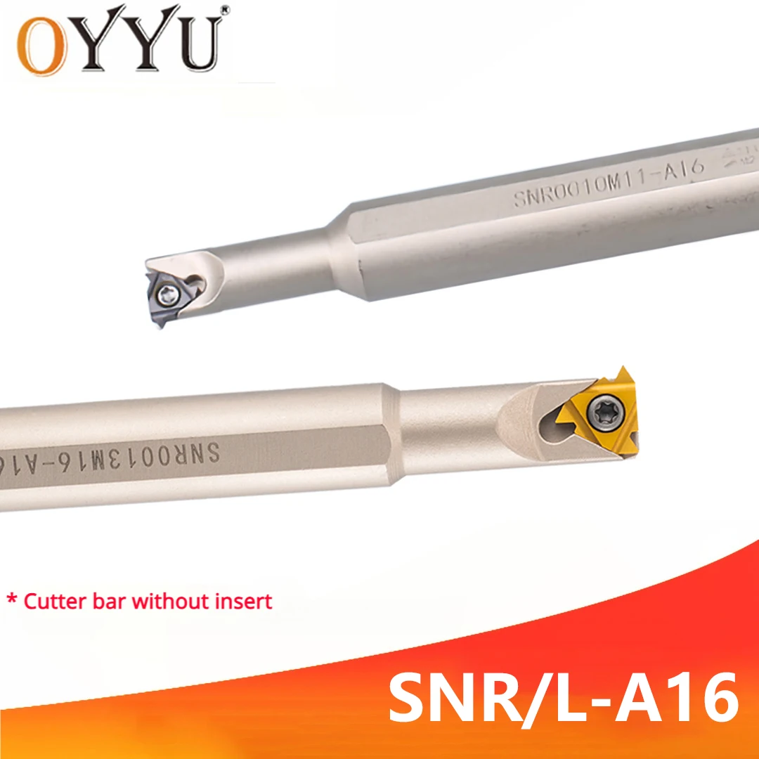 OYYU SNR0006K06 SNR0008K11 SNR0010K11 SNR0012M11 SNR0013M16 A16 Spring Steel Threading Internal Tools Holder Boring Bar SNR SNL