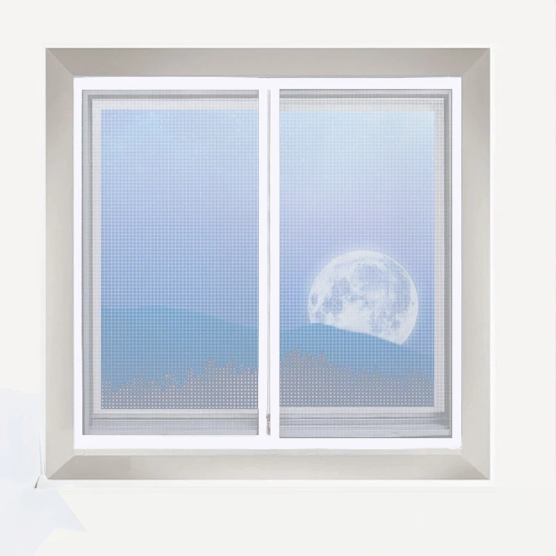 Zipper Screen Mesh Curtain for Doors and Windows, Breathable and Invisible, Protects Your Family from Mosquitoes, Bugs, and Dust