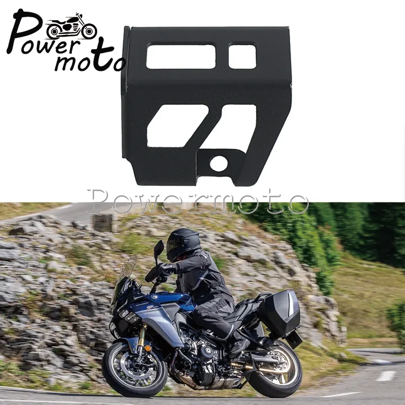 Functional Motorcycle Brake Fluid Tank Cap Visible Level Design Aluminum Protective Cover For Yamaha Tracer 9 GT TRACER 9 GT 25