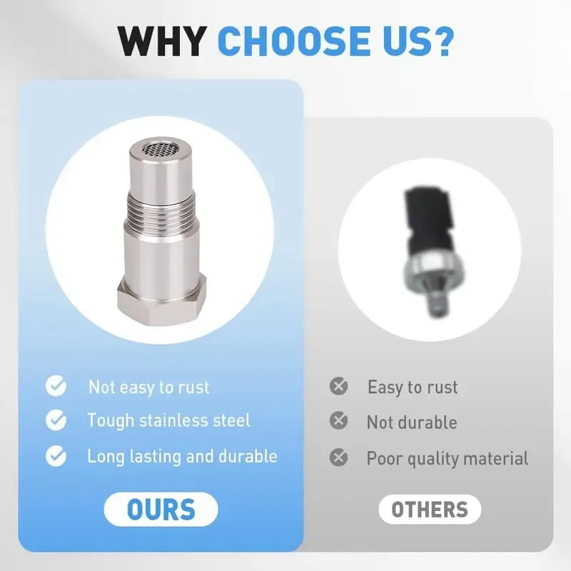 M18x1.5 محول مستشعر السيارات مستشعر الأوكسجين التلقائي فاصل صغير الأكسجين محفز الاستشعار سيارة تعديل دائم الملحقات