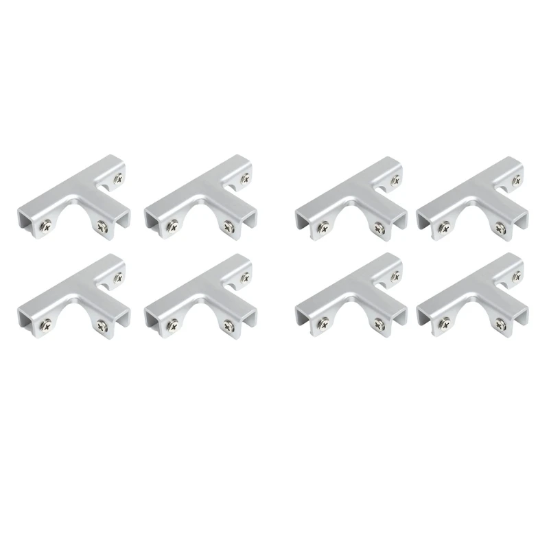 

Y166 4pcs Aluminum T Clamps T Connectors set for Quick Fixing Of Plant Box Components