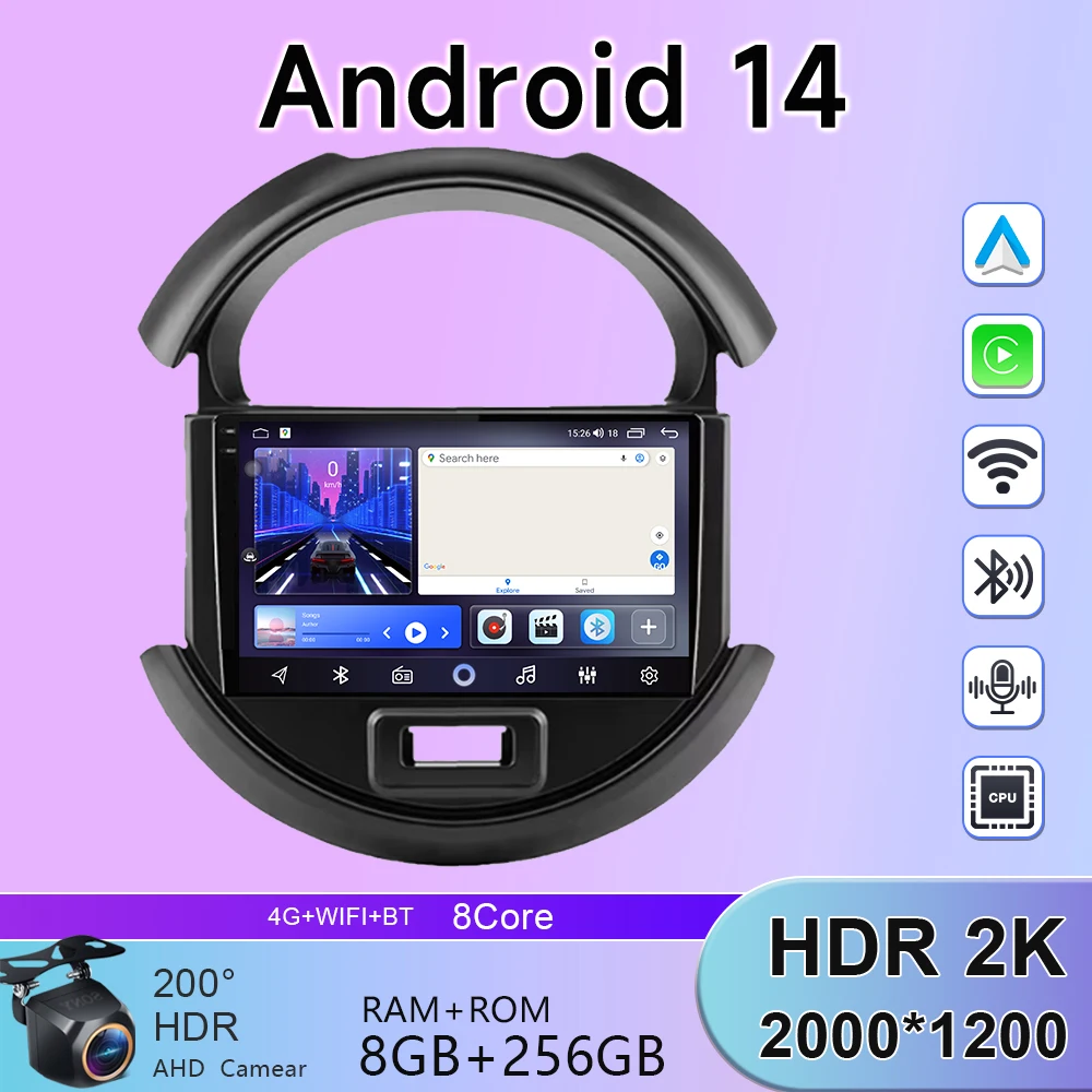 

2K Navigation For Suzuki Spresso S-presso 2019-2020 BT Stereo carplay Android 14 DSP 2 din 4G Car Radio Multimedia Video Player
