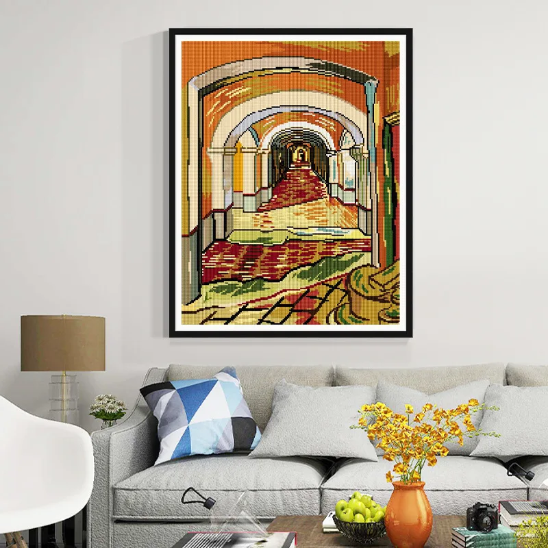 Diamond painting Landscape series Hospital corridor Living room Bedroom decoration painting