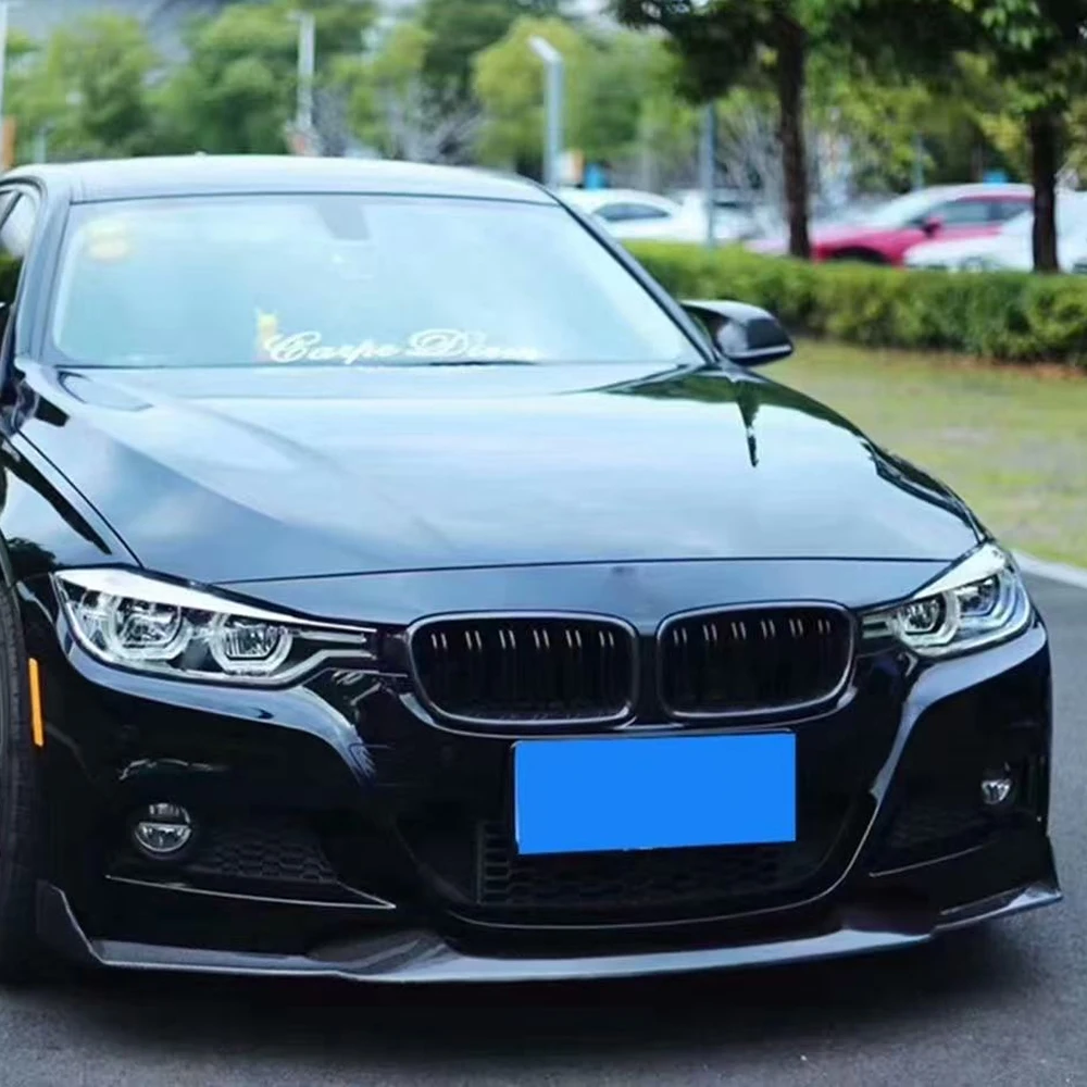 For BMW F30 F31 M Sport 2013-2019 Front Bumper Lip MAD Style Lower Guard Spoiler Splitter Diffuser Bodykits Tuning Accessories
