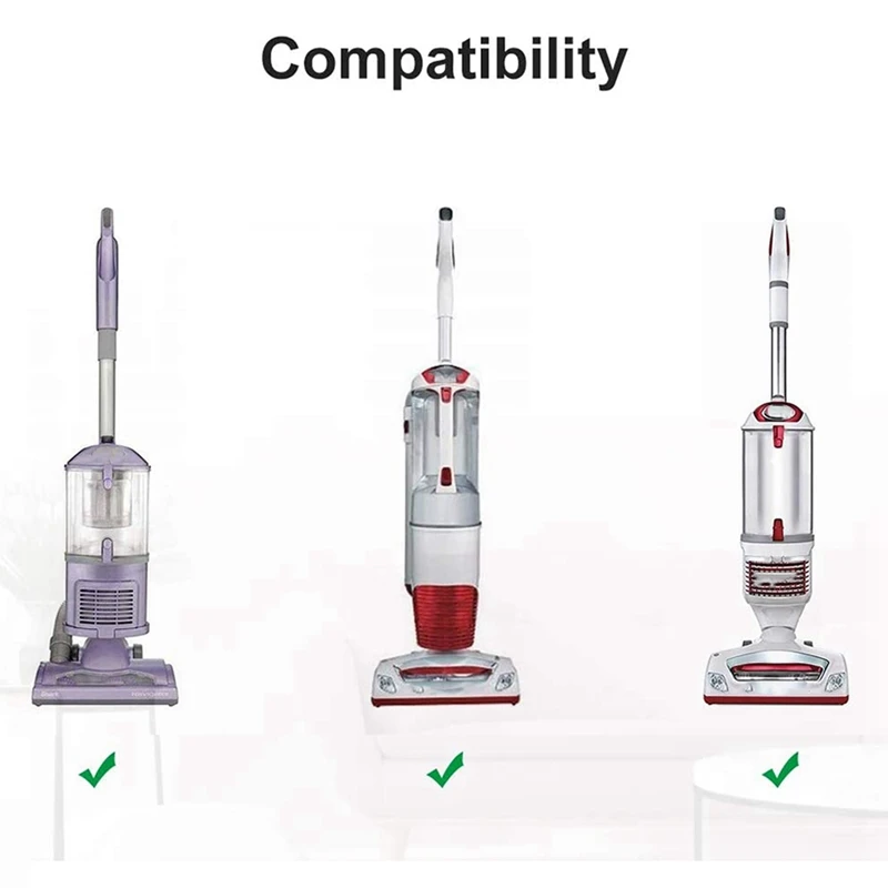 4 مجموعات من العجلات الأمامية البديلة للمكنسة الكهربائية Shark NV350، NV351، NV352، NV355، NV356E، NV500، NV501، NV502 وMoreeco-Friend