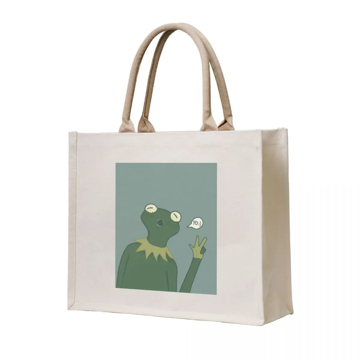 

Kermit the Magnificent, bigger than ever Tote Bag custom fabric bag shopping bags foldable Women's beach bags