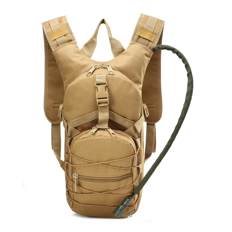 Mochila tática com bexiga para homens, bolsa de água para ciclismo, mochila de bicicleta, molle, esportes ao ar livre, escalada, caminhadas,