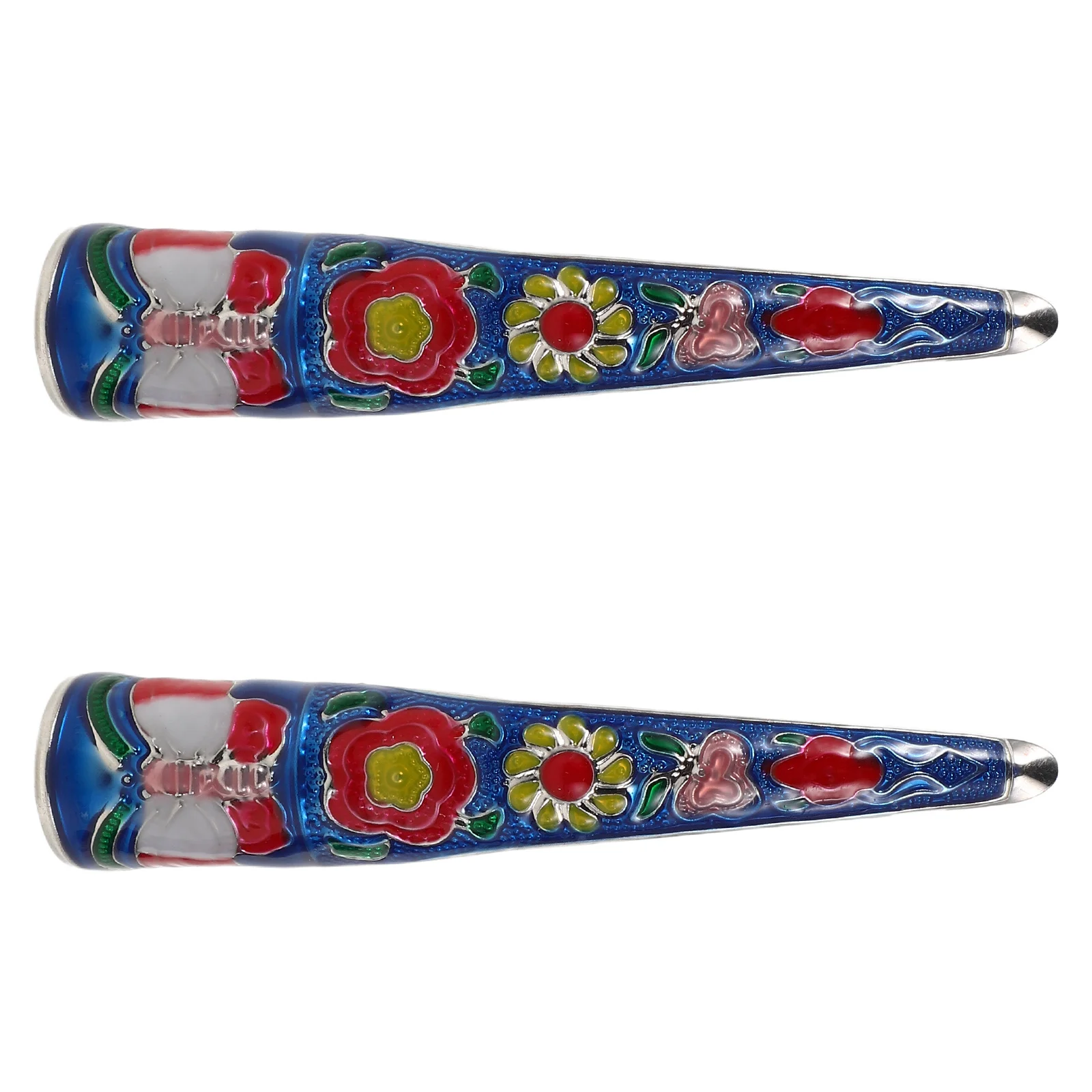 

2pcs Palace Style Nail Tips Finger Claw Rings Lightweight Detachable Fake Nails For Women Cosplay Dance Festival