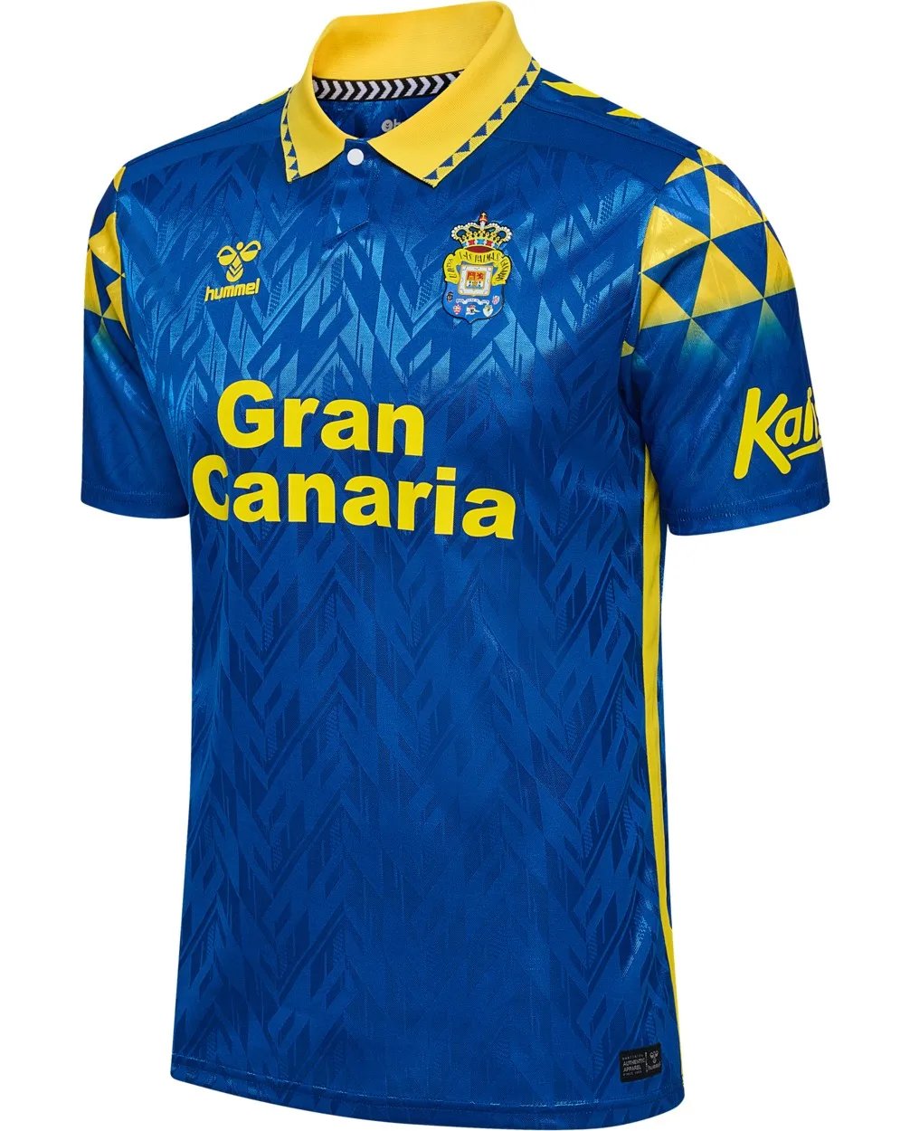Camiseta deportiva para hombre con tejido estenopeico, transpirable y fácil de usar, chaqueta de fútbol, polo de manga corta US Las Palmas