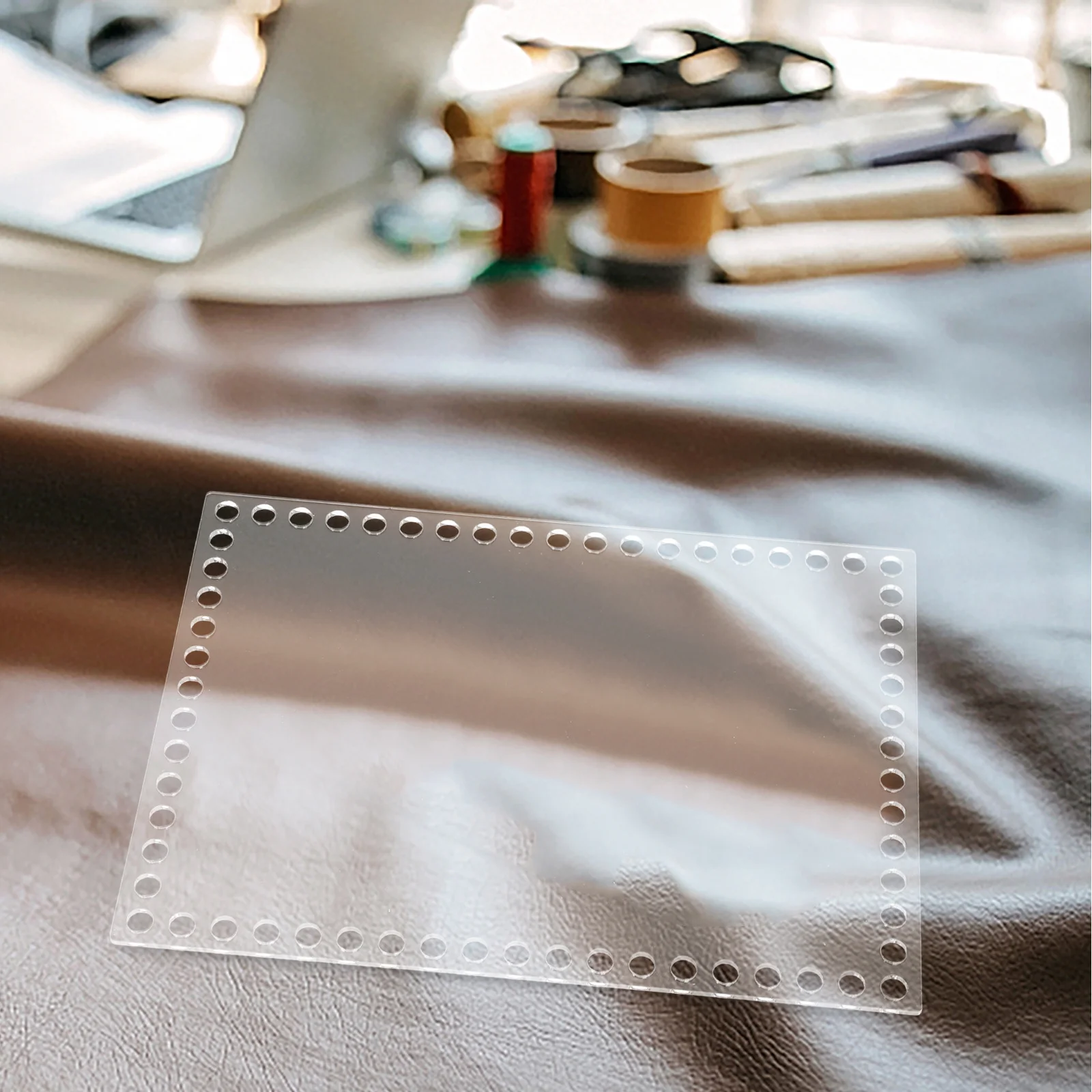 

2PCS Acrylic Transparent Sheet Durable Reusable Weaving Tools Material DIY Accessories Lightweight Compact Practical Sewing Aids