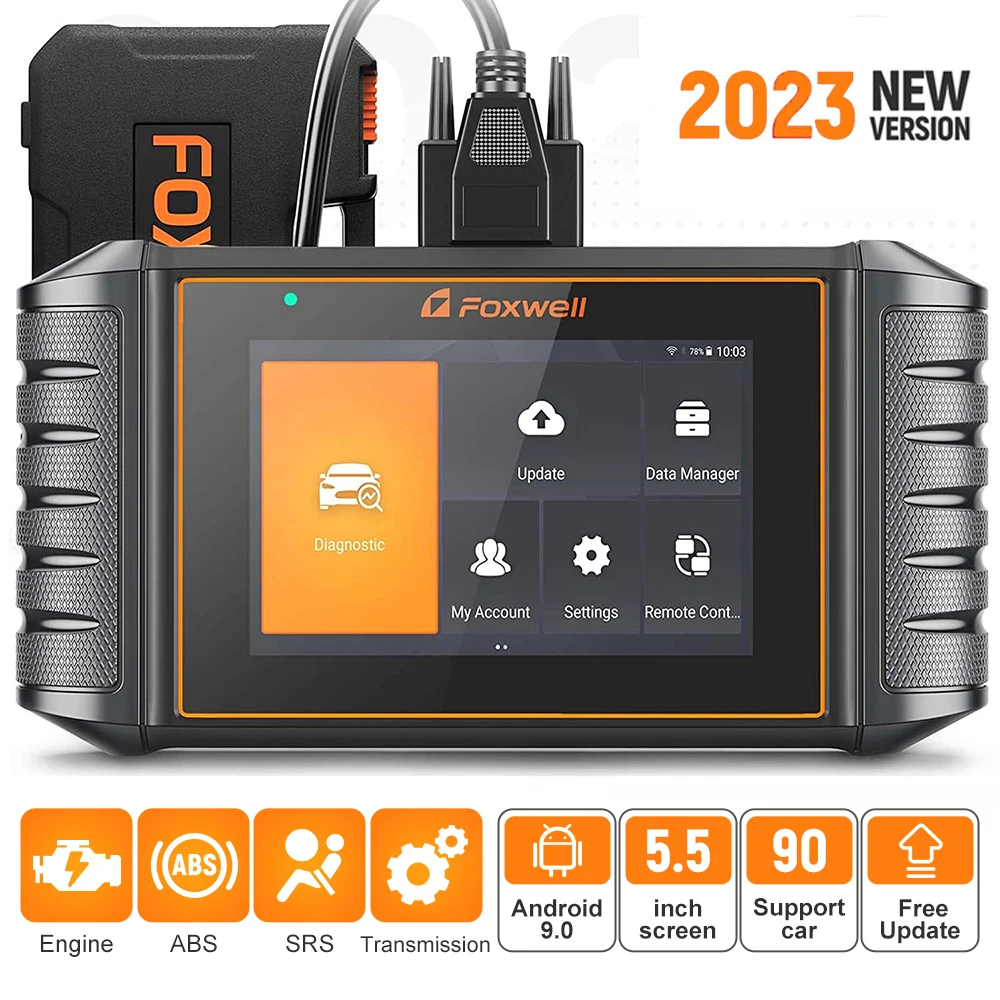 

2023 Foxwell NT706 OBD2 Automotive Scanner ABS SRS Transmission Engine Free Update Code Reader OBD 2 Car Diagnostic Scan Tool