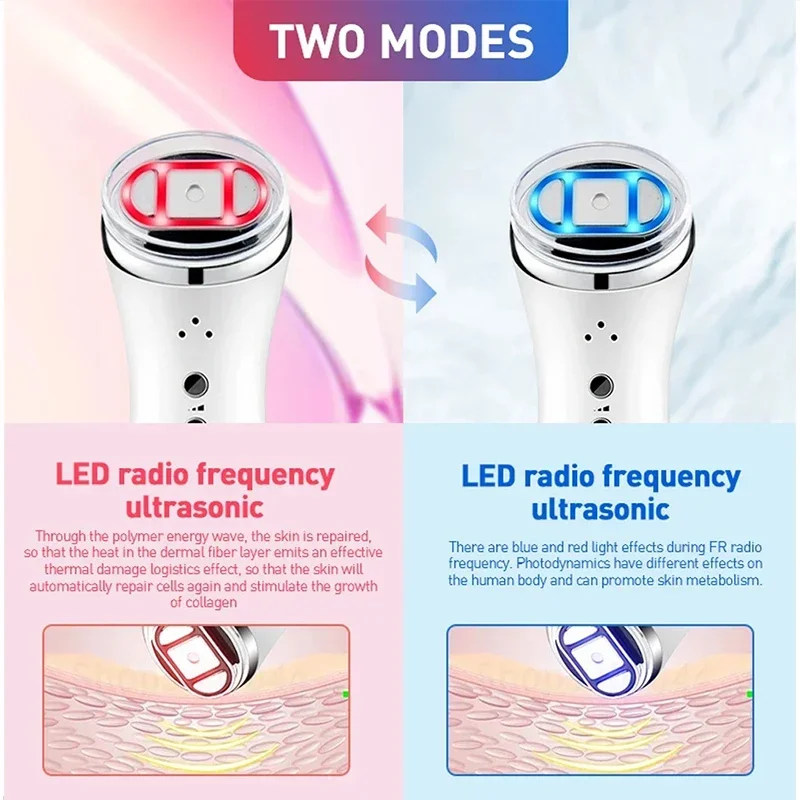 Hot Selling Mini Handheld Ultrasonic Knife Skin Rejuvenation and Beauty Device Micro Current Facial Lifting and Firming Massager