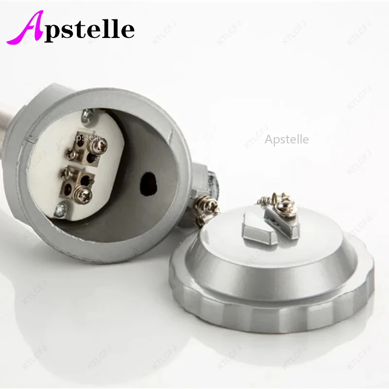 APSTELLE-Sensor de temperatura termoeléctrico para industria química, termopar ambiental de acero al carbón, platino, rodio, tipo K, 1 unidad