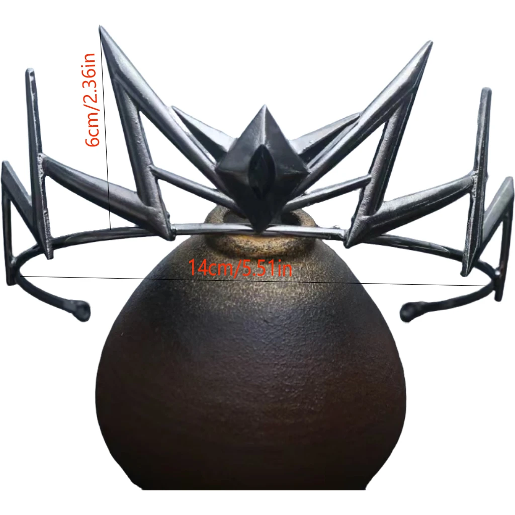 Couronne de cheveux gothique géométrique à pointes en cristal, 1 pièce, Accent, fantaisie foncée, Design Royal, mariage parfait, Cosplay, couvre-chef élégant