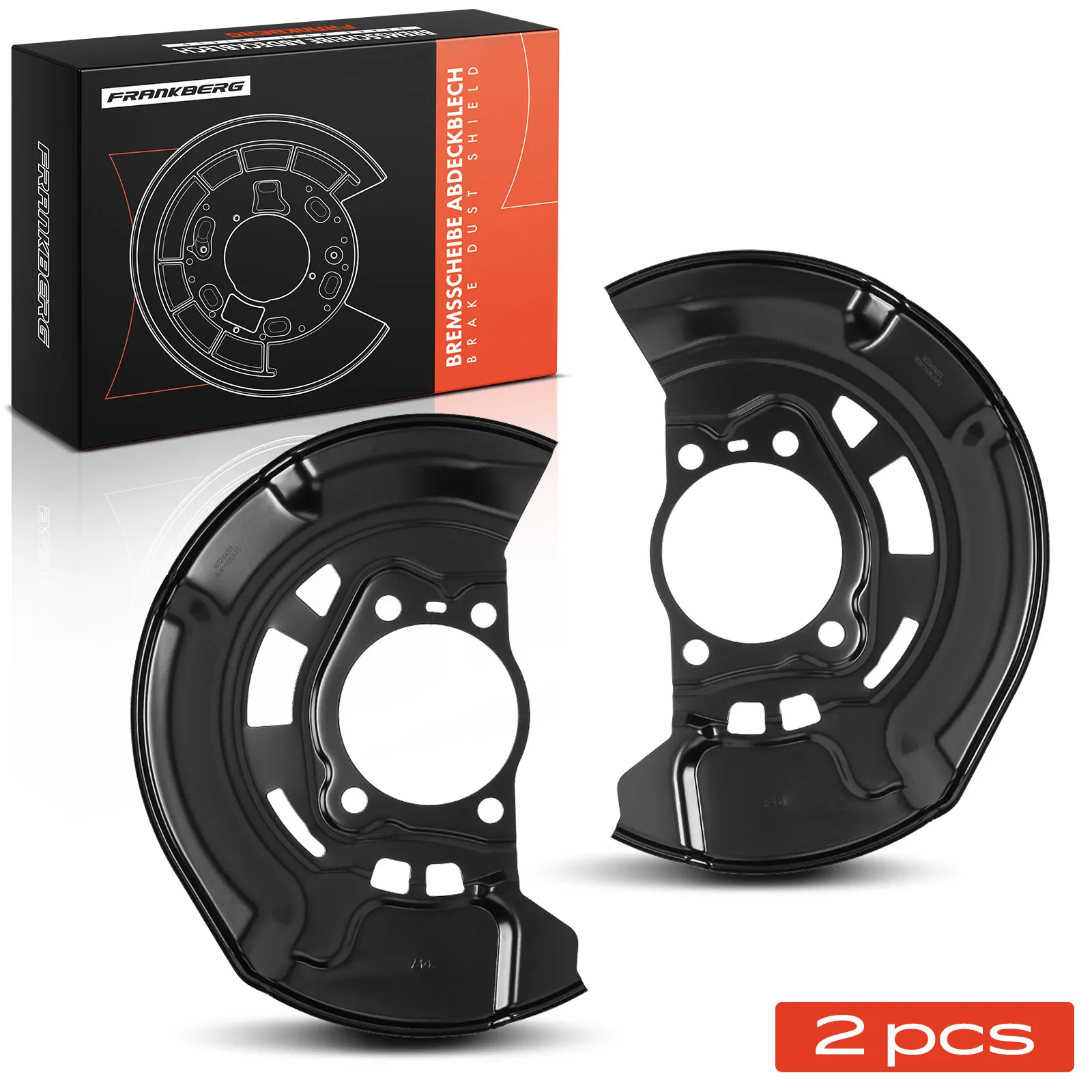 Frankberg 2x Anker plaatwerk Remschijf Vooras Beide Zijden Voor Toyota Auris Corolla E15 Mirai JPD1 Prius RAV 4 11427 4778242040
