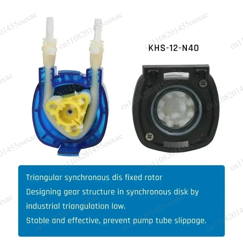 12V 24V DC Kamoer KHS Micro Peristaltic Motor Pump Self-Priming High Flow Liquid Dosing Transfer Equipment