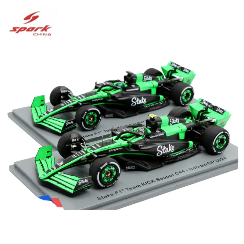 

Spark 1/43 Stake F1 Sauber C44 Bahrain Grand Prix 2024, литая под давлением модель автомобиля из смолы, игрушка для мальчиков, коллекционное украшение для взрослых