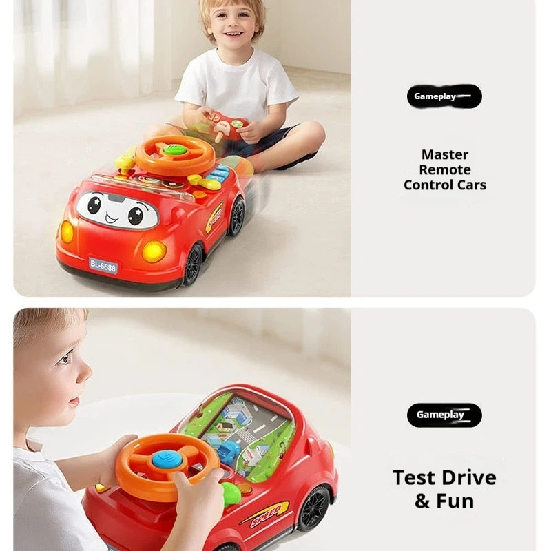 Baoli 2026 New Electric Remote Control Car 4WD Racing Vehicle Dual Play Mode Simulation Driving Toy For Indoor Game Gift 2026