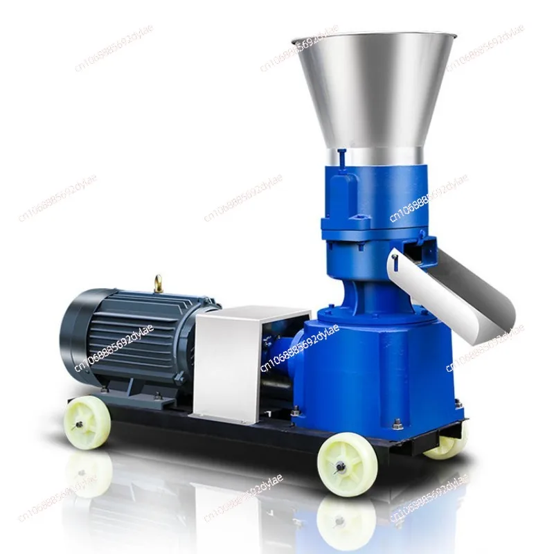 40kg/hour Pellet Mill Feed Food Pellet Making Machine Agricultural Machinery Particles Animal Feed Granulator 125 220V/380V