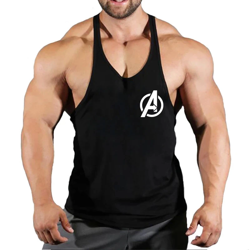 Gym Top Men Stringer Gyms Fitness Men's Clothes Undershirt Clothing Tank Vest Man Singlets Workout Singlet Bodybuilding Shirt