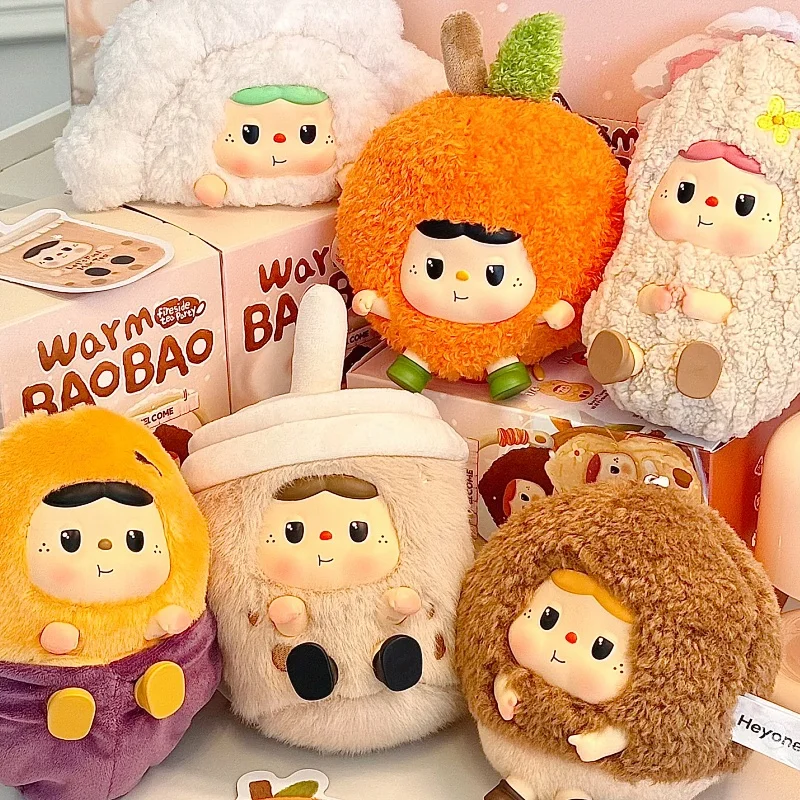 

New Heyone Warm Baobao Fireside Tea Party Series Vinyl Plush Fragrance Blind Box Trendy Desktop Decoration Girl'S Birthday Gift