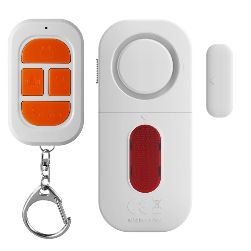 Alarma de puerta y ventana, alarma antirrobo multifuncional, Control remoto inalámbrico, Sensor de puerta, alarma, Sensor de puerta de 130DB