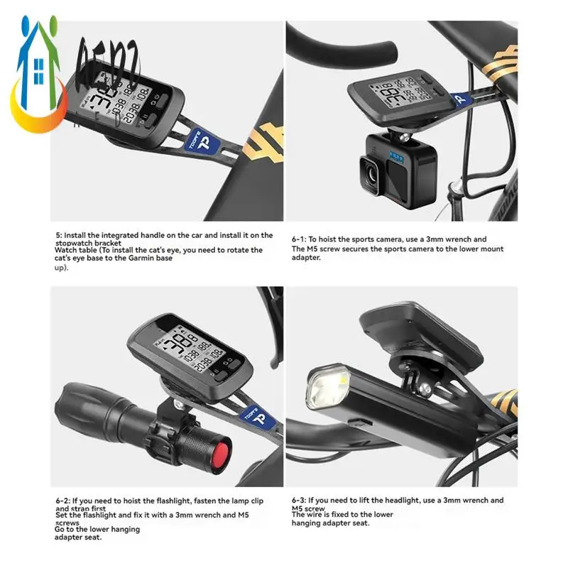 

AED2-TOOPRE дорожный велосипедный компьютер, кронштейн из углеродного волокна для Garmin Xoss, удлинительный кронштейн для лампы, основание спортивной камеры