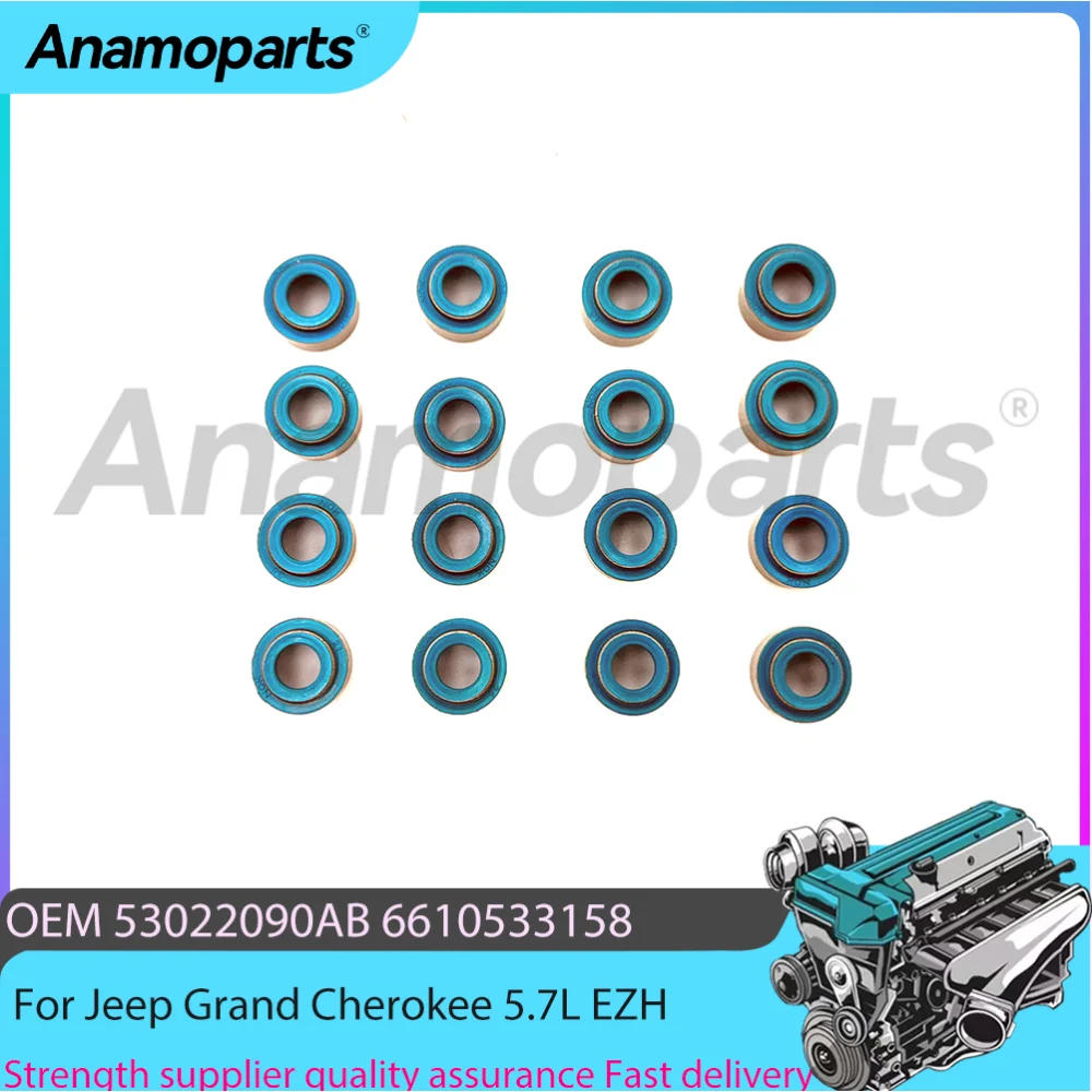 مجموعة مانع تسرب زيت صمام جزء المحرك تناسب 5.7 6.4 لتر V8 غاز لسيارة جيب جراند شيروكي كرايسلر 300C شاحن دودج 5.7L 6.4L EZH ESG 04-22 #1