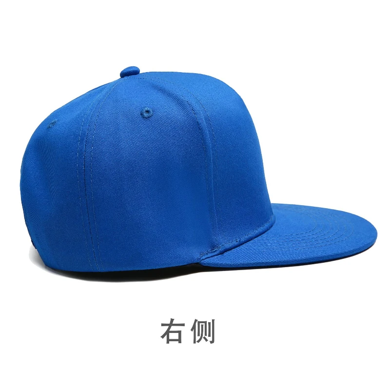 Custom 5-piece Hip hop Flat Brim Hat Printed Logo Baseball Cap for Men Women Snapback Hats Female Travel Hat Wholesale Gorros