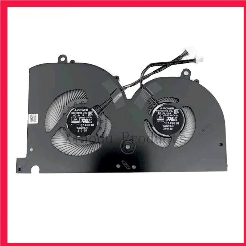 Imagem -02 - Ventilador de Refrigeração Portátil Bs5005hs-u4q para Msi Gs75 9sg 9sf 9se Stealth P75 Criador Ms17g2 17g3 Bs5005hs-u3j Novo