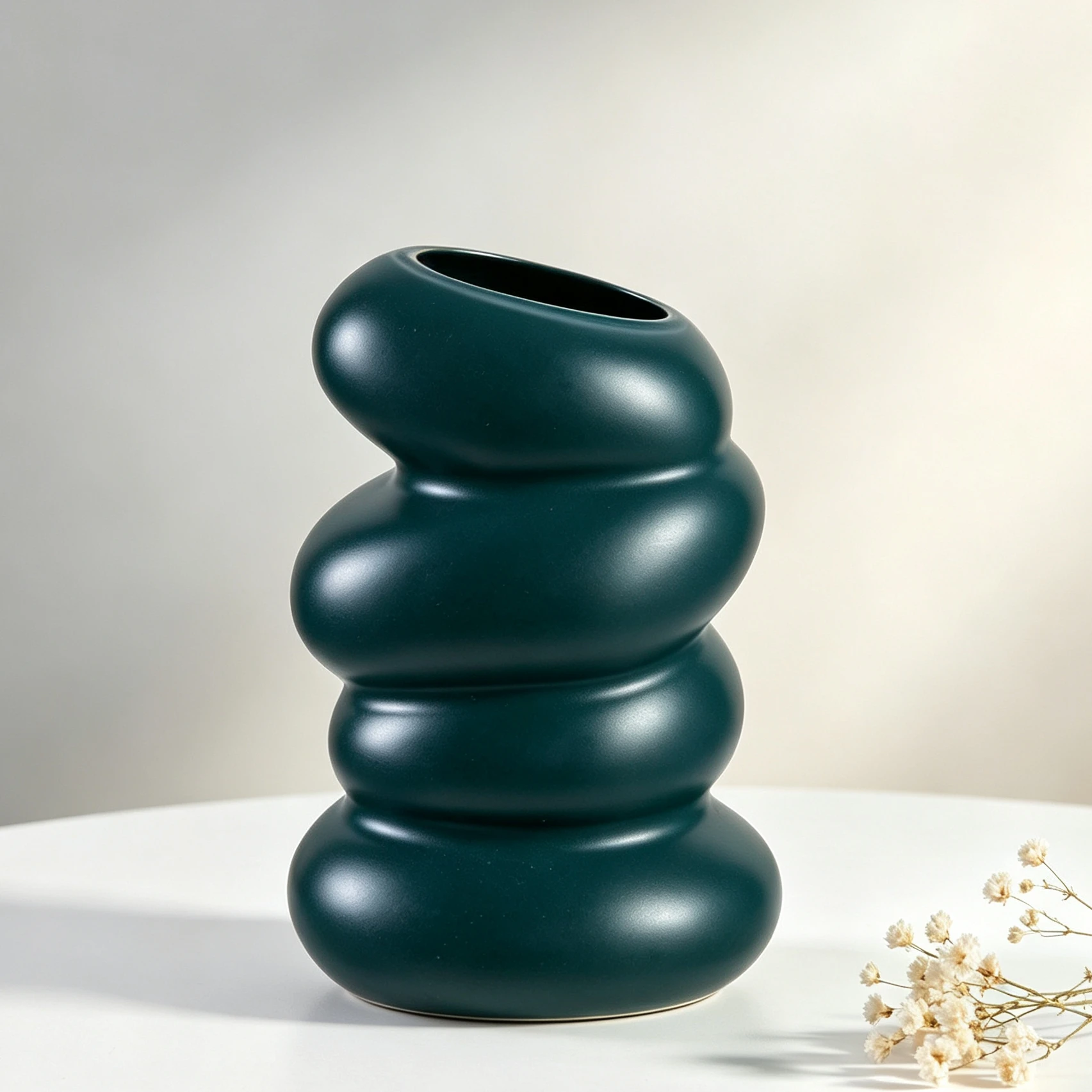 1pc Plastic Vase Imitation Ceramic Flowers Pot Wedding Home Room Outdoor Garden Table DIY Gift Bonsai Holiday Yard Party Decora