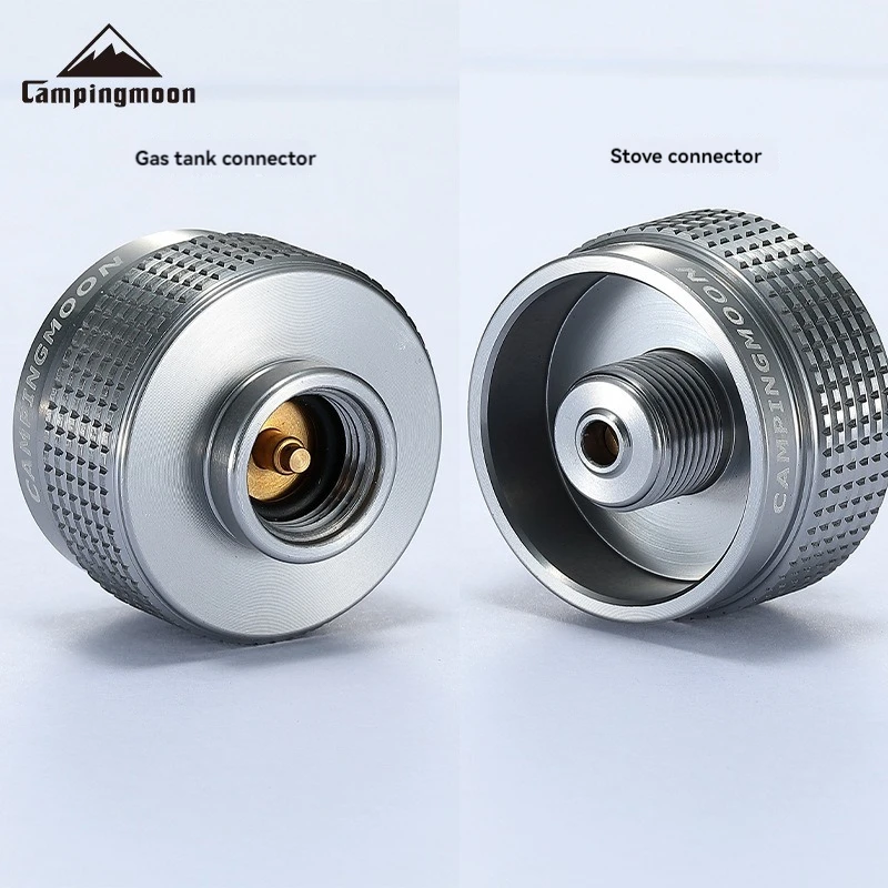 CAMPINGMOON Z03 Aluminium-Campingkocher mit erhöhtem Gelenk, Hochgebirgs-Flachgastank-Adapter, Campingküchenwerkzeug