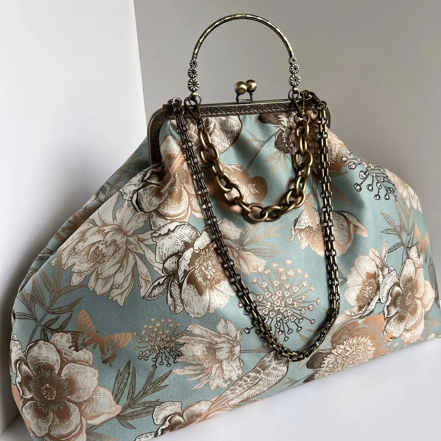 Lost In Vintage Bird Patterned Vintage Bag on Sale at Shopier  50х35х14cm